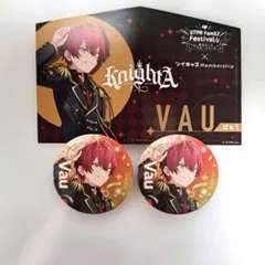 すとふぇす 缶バッジ 騎士X ばぁう 2個セット ライブ特典付き