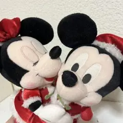 ミッキー・ミニー クリスマスぬいぐるみ 約30cm
