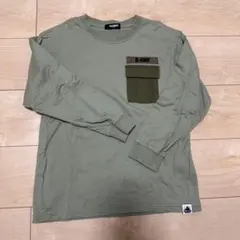 XLARGE 長袖カットソー オリーブグリーン ブラック