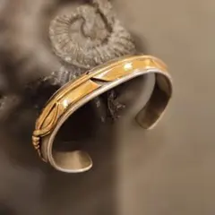 Lee Bennett　ゴールド 1/2 12KG.F　シルバーバングル