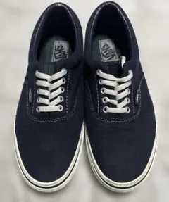 VANS ERA 26cm スニーカー ネイビー ブラックウォッチ　フランネル