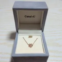 【新品未使用品】Canal 4℃ フラワーモチーフ ネックレス シルバー