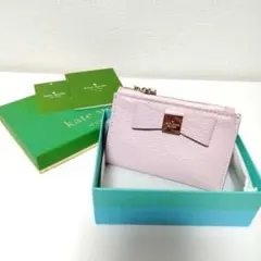 【新品未使用】kate spade リボン付きコインケース ピンク箱付き