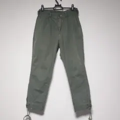 オアスロウ orSlow クロップドパンツ カーキ 2のサムネイル