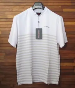 BRIEFING GOLFシャドーストライプハイネックシャツリラックスフィットⓂのサムネイル