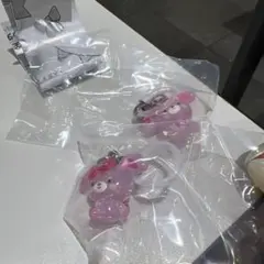 ぼんぼんりぼん ゆるっとめじるしアクセサリー　２個セット