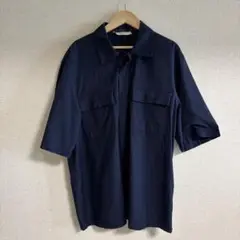 BOTTEGA VENETA ネイビー 半袖シャツ