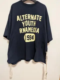 RNA MEDIA 半袖Tシャツ ネイビー 1984のサムネイル