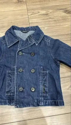 COMME CA ISM ダブルブレストデニムジャケット 100A