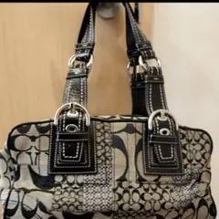 Y2k コーチ　ミニボストン　ソーホー ハンドバッグ パッチワーク　サッチェル