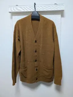 【美品】UNIQLO Vネックラムカーディガン メンズ レディース