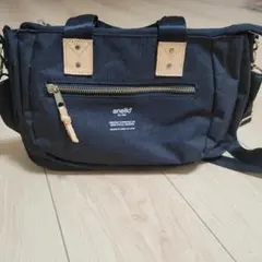 anello 黒 ショルダーバッグ キャンバス