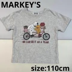 MARKEY'S マーキーズ　イーストブルー　パロディTシャツ　110cm