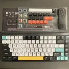 【美品】Nuphy Halo75v1 マットブラック/ Rose Glacier