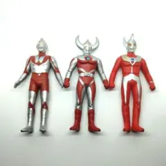 ウルトラマン ソフビ道 ウルトラマン　ウルトラの父 タロウ 3体セット