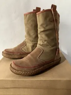 インディアン キャンバスレザー サマーブーツ ベージュ