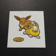 ポケモンパンシール　ポケモンデコキャラシール　イーブイ&ワンパチ　可愛い