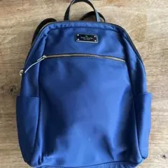 明るめのネイビー　Kate Spade ナイロンミニリュック