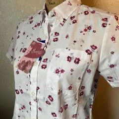 ✨新品MAJUN 花柄 半袖シャツ Mサイズ