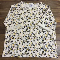 プチバトー カットソー 半袖 150 花柄 フラワープリント Tシャツのサムネイル