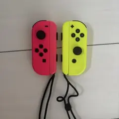 Nintendo Switch Joy-Con ネオンピンク ネオンイエロー - メルカリ