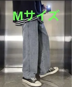 neos ルーズシルエット ビンテージライク デニム ワイドパンツ