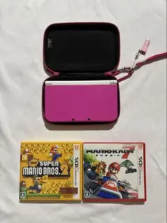 New Nintendo 3DS LL ピンク ゲームソフト付き