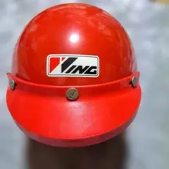 ヘルメット　昭和　平成　レトロ　ビンテージ　美品　オバヘル ヘルメット 昭和 平成 レトロ ビンテージ 美品 オバヘル - メルカリ