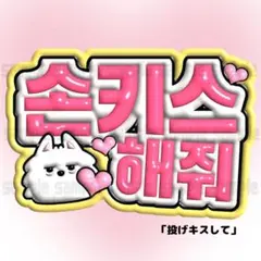 TXT スビン 投げキスして ペンサボード ファンサ ネームボード ハングル