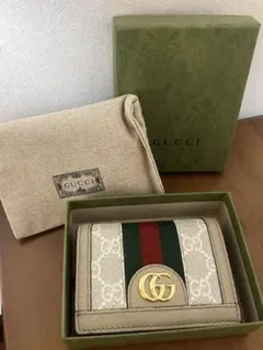 GUCCI オフィディア GGフローラ ウォレット 花柄 財布※あんしん鑑定