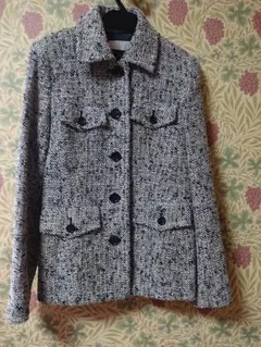 Mプルミエ :コットンツイードジャケット38美品