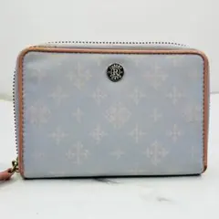 russet ラシット 二つ折り財布 ラウンドファスナー ライトブルーのサムネイル