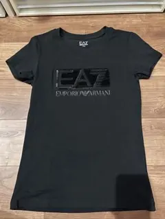 EA7 EMPORIO ARMANI スパンコールロゴ Tシャツ ブラック Sのサムネイル