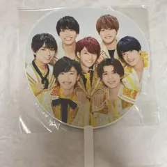 なにわ男子　あけおめ　ジャニーズ　うちわ 未開封