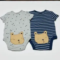 Baby GAP ベビーギャップ ブラナンベア 前開きボディスーツ 2枚セット