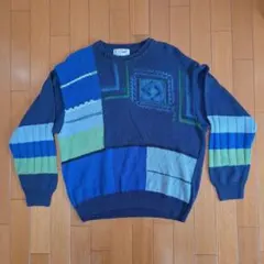 【クロコダイル】メンズ長袖トップス　ニットセーター　　サイズMのサムネイル