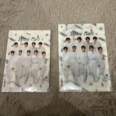 Snow Man ミニクリアファイル メモ帳　セット