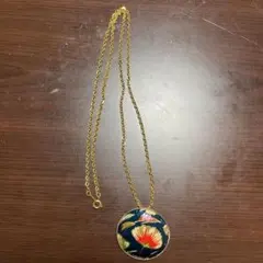 ネックレス　ブローチ　花柄　昭和　昭和レトロ