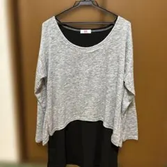 リュリュ重ね着風チュニック Lサイズのサムネイル