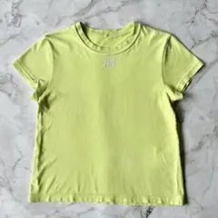 Alexander Wang アレキサンダーワン ロゴTシャツ ライムグリーンのサムネイル
