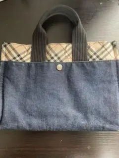 BURBERRY BLUE LABEL デニム トートバッグ ノバチェックのサムネイル