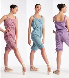 新品グリシコGRISHKOサウナユニショーツオールインワン　つなぎ　パープル