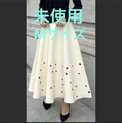 タグ付未使用】JENNE立体ニットスカートSホワイト¥14300 - メルカリ