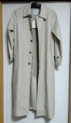 新品　ROPE' PICNIC ロペピクニック　フェイクレザーステンカラーコート