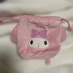 ふわふわフェイス巾着 マイメロ