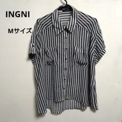 INGNI ストライプ柄 半袖シャツ Mサイズ