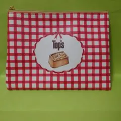 Tops ポーチ ギンガムチェックのサムネイル