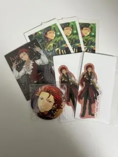 あんスタ 鬼龍紅郎 缶バッジ ぱしゃっつ クリアカード ダイカットクリアシート