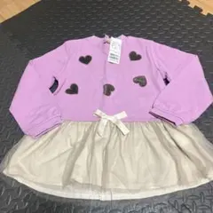 petit main ハートモチーフ チュニック 130cm