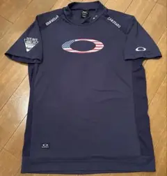 Oakley ゴルフモックネックシャツ ネイビー